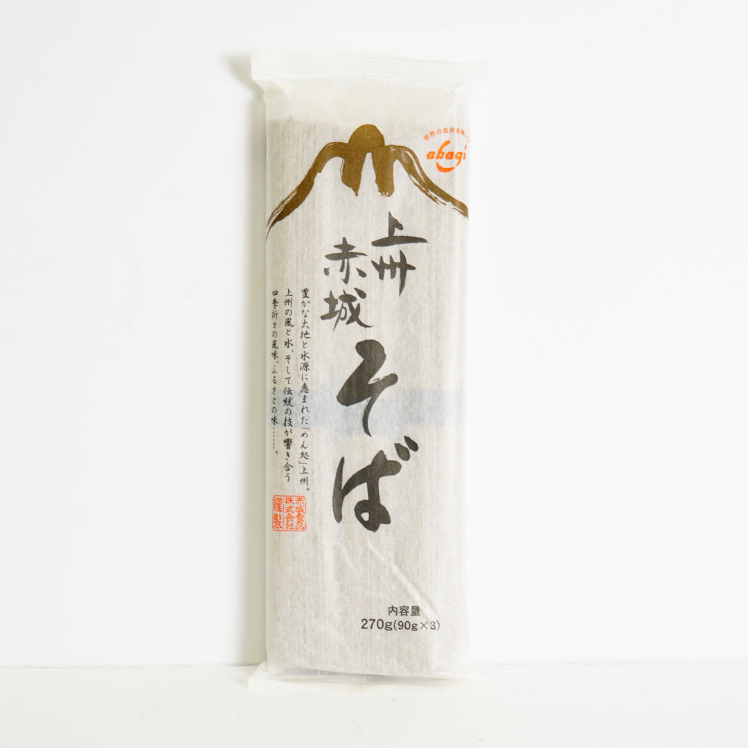 Akagi Shokuhin Joshu Akagi Soba Noodles, 270g (3 servings)
