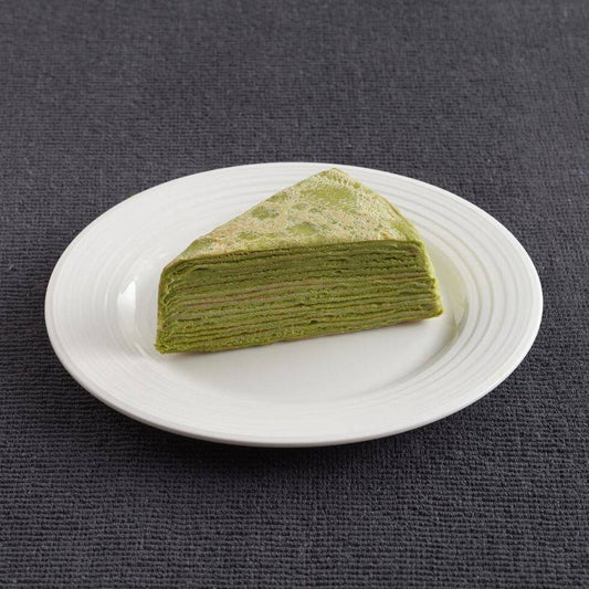 Premium Uji Matcha Mille Crepe by OKASHI to SWEETS