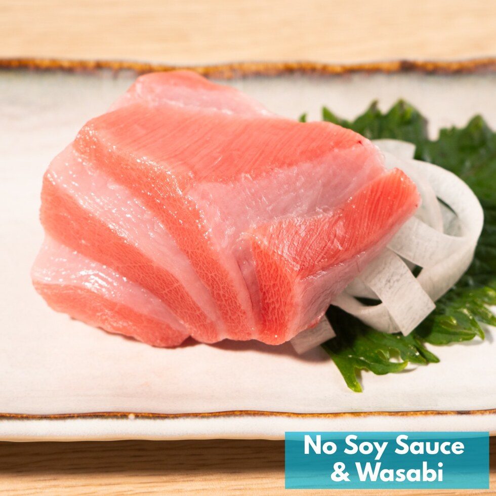 Otoro Fatty Bluefin Tuna Sashimi Block 90-100g by Nobu Sakaguchi (15 years at a Michelin starred)